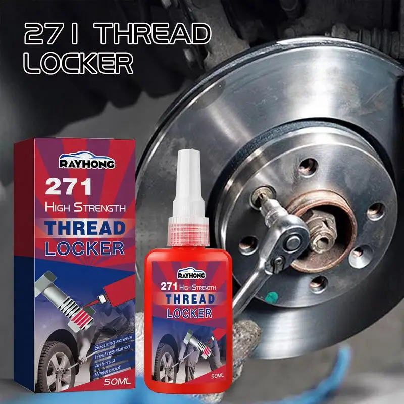 

High Strength 271 Thread Sealer Detachable Metal Anti Loose Solid Glue Oil Resistance Fillers Adhesives Sealants For Automotive