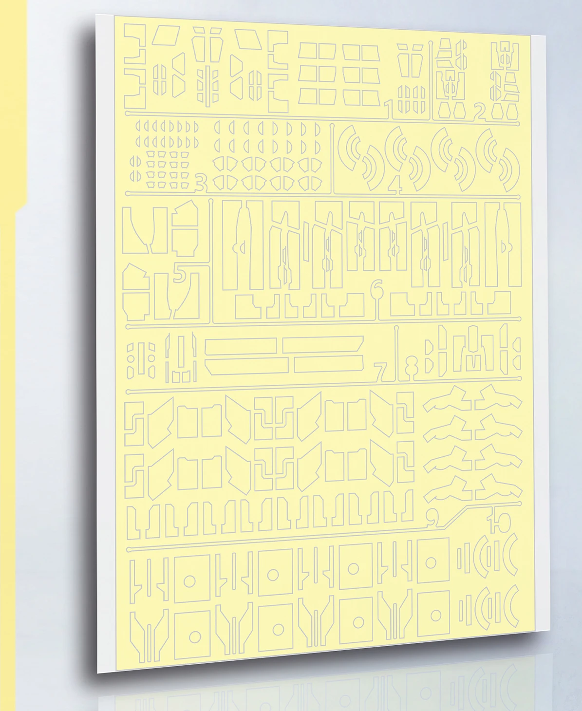 NewC YJL PG GAT-X105 스트라이크 백팩 모델용 프리 커팅 마스킹 테이프 취미 제작 DIY 스프레이 커버 페이퍼