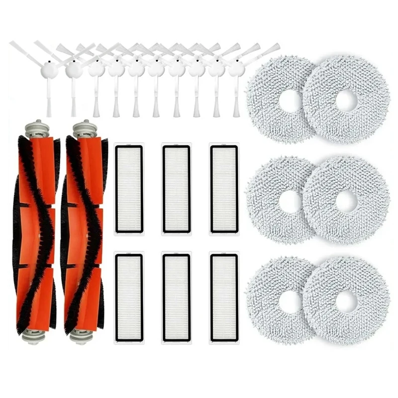 

Запчасти для робота-пылесоса Xiaomi S10 + / S10 Plus, основная боковая щетка, Hepa фильтр, Швабра, тканевые прокладки