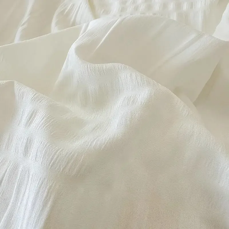 Beautiful Lace Bedding Set Korean Style duvet cover set Soft Washed Cotton Comforter cover set girls women room for home decor