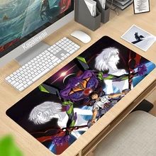 Animation Evangelion Mousepad XXL Large Gaming Mouse Pad Locking Edge Rubber Laptop Computer Gamer Play Keyboard Mouse Mats Pad