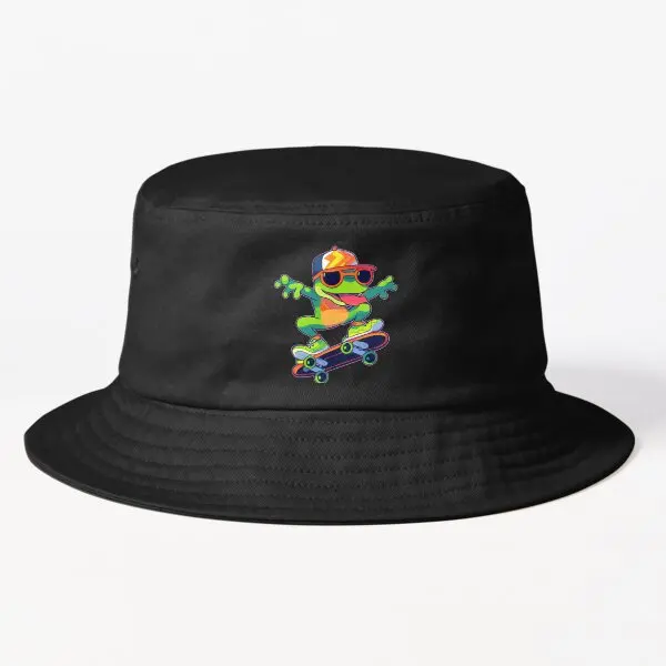 

Skateboarding Frog Bucket Hat Bucket Hat Outdoor Summer Sun Fish Fishermen Solid Color Boys Sport Mens Fashion Women Spring
