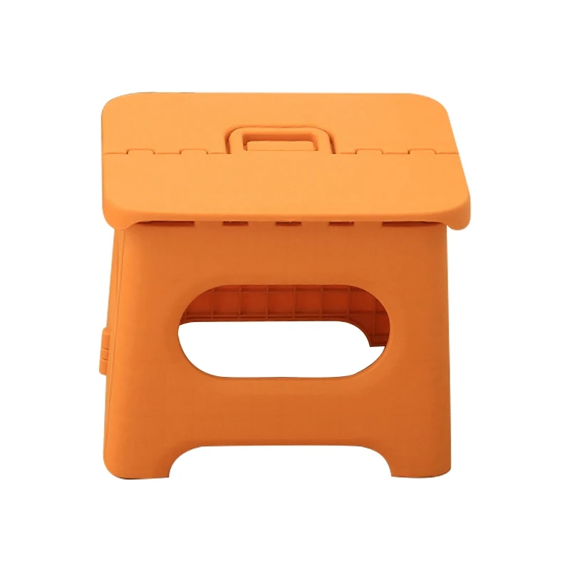 

Folding Stool Plastic Stool Yellow Stool Portable Plastic Kindergarten Home Portable Folding Stool Outdoor Small Bench