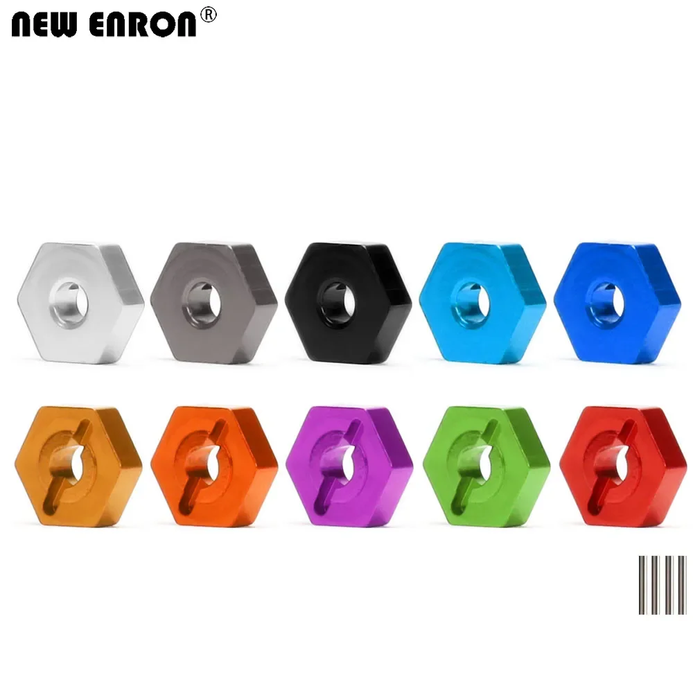 NEUE ENRON 4PCS # 7154X Aluminium 12MM Hex Rad Naben für RC Kurze Lkw Auto 1/16 Traxxas Summit E-Revo VXL 71076 Slash 4WD 70054