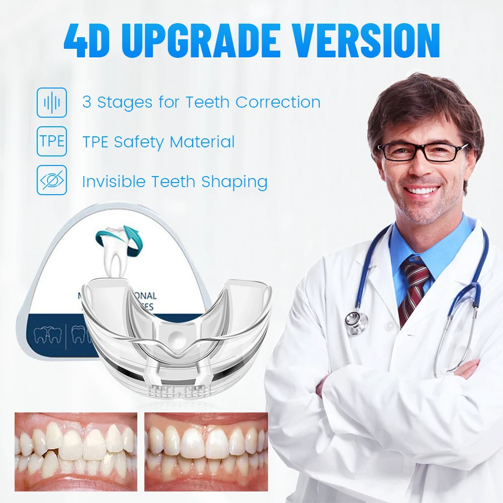 3Pcs Anti Snoring Bruxism Mouth Guard 3 Stages Dental Orthodontic Braces Teeth Retainer Sleeping Bruxismo Snoring Mouth Guard anti snoring mouth guard,anti snoring mouthpiece