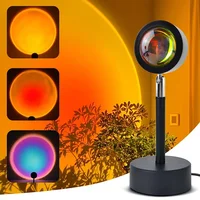 Smart LED Sunset Lamp Colorful Changing Bluetooth App Control Music Sync for Network Broadcast Bedroom Home Decor Rainbow Lamps 3
