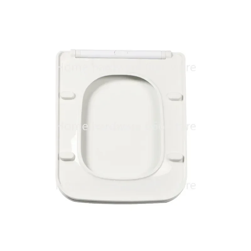 1PC Square Toilet Cover Seat Slow Down One-Button Quick-Release Toilet Household