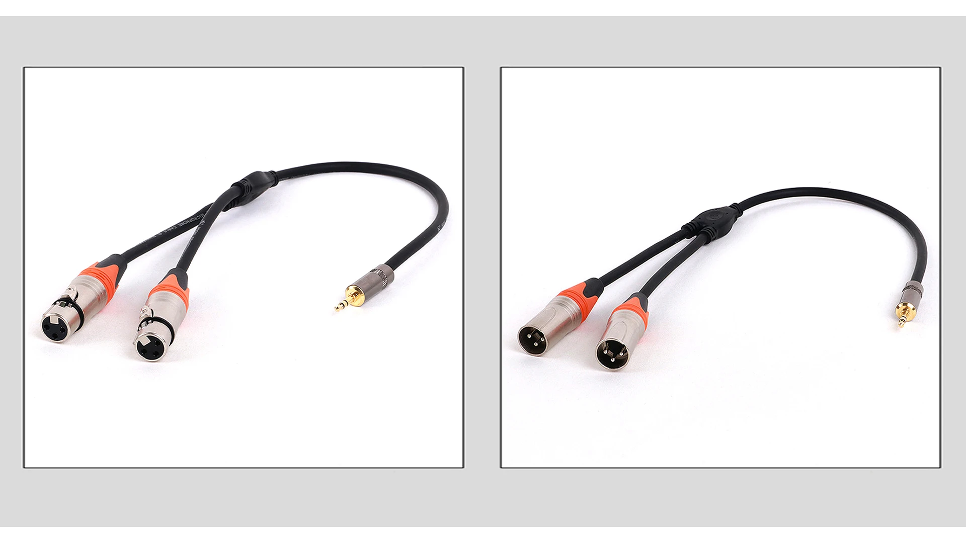 Buntes 3-poliges weibliches/männliches xlr bis 3,5 (0,3mm) trs-Buchse unausgeglichenes Mikrofon kabel Mikrofon kabel für dynamisches Mikrofon 0,5 m-m – Detail 6