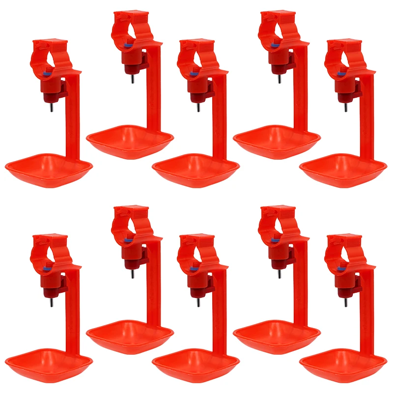 

50Pcs Drinking Cups Chicken Hanging Pheasant Water Bowl Nipple Drinkers Chicken Farming Equipment Farm Tools Poultry Supplies