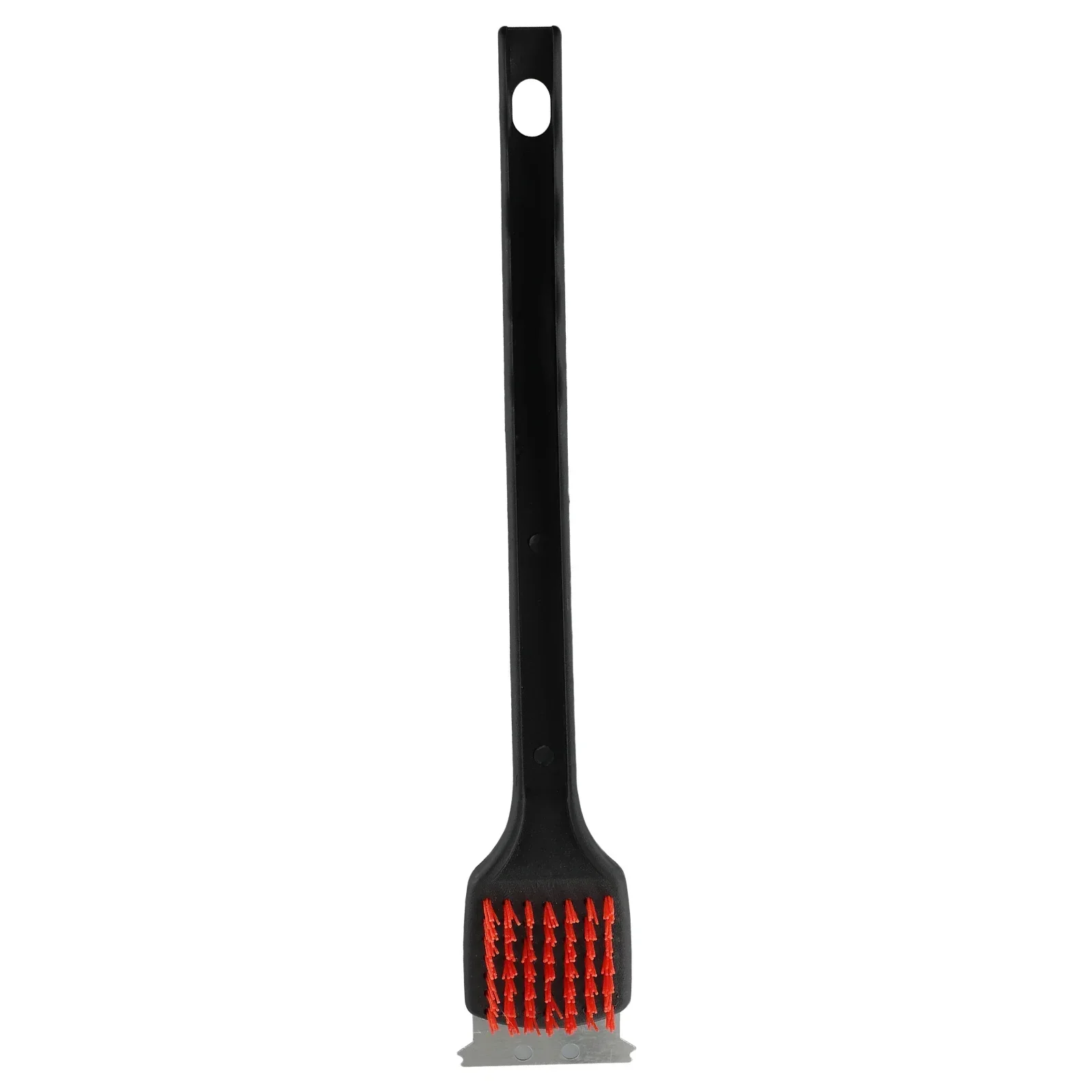 Cleaning Brushes Long Handle Safe Nylon Bristle BBQ Grill Cleaning Brush Steel Scraper Head Multifunctional Tools
