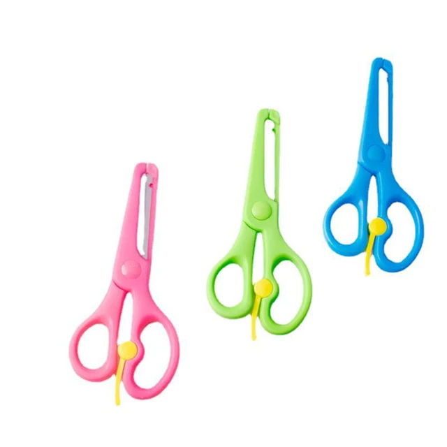 Children Safety Scissors Comfort-Grip Handles Household scissors for School  Craft Projects - AliExpress