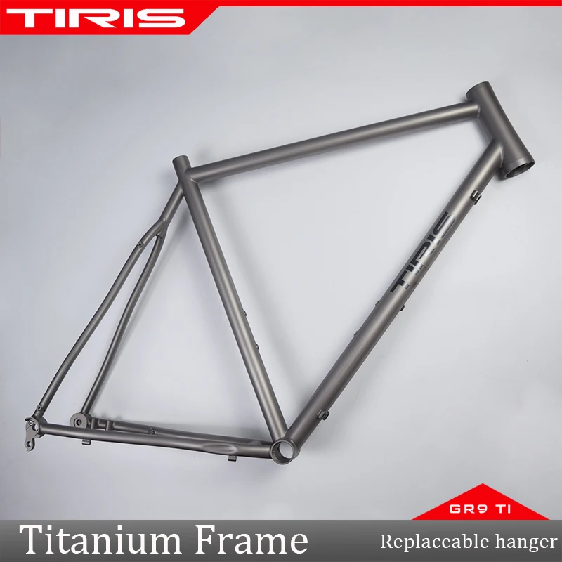 Tiris Cr4 Titanium Gravel Bike Frame Cyclocross Framework Accessori Per Biciclette Parti Per Ciclismo Frameset 700C 29 Custom