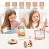 Montessori Wooden Instrument Set Baby Early Musical Educational Interactive Toys Multi-functional Newborn Cloud Instrument Gifts 5
