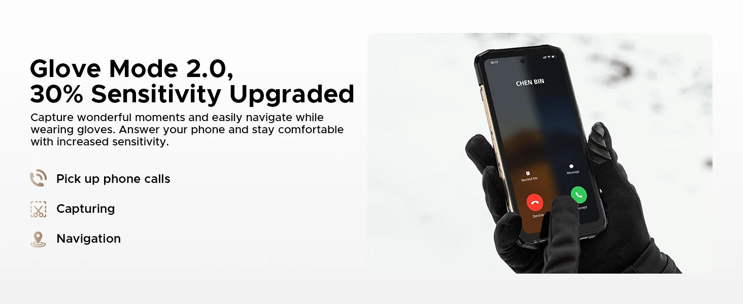Phone robust DOOGEE Blade20 Turbo 5G Android 15 Gemini AI Smartphones 32 Go dual camera mAh NFC