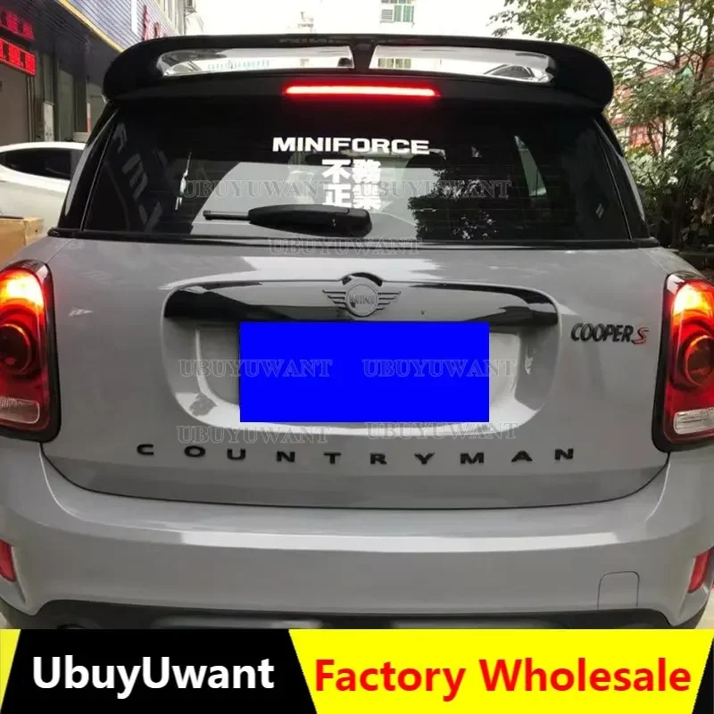 

For BMW MINI Countryman F60 2017-2023 Carbon Fiber /FRP Glossy Black Spoiler Car-Styling Tail Wing Modified Exterior Accessories