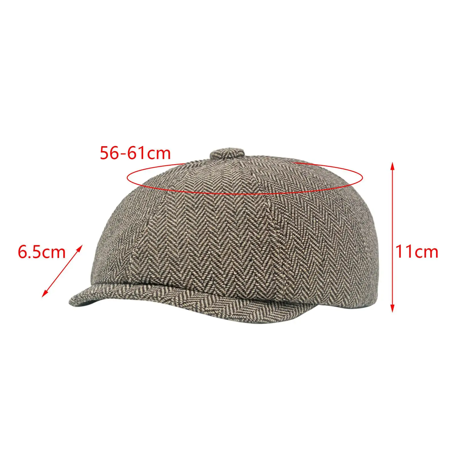 Beret Hat British Warm Fall Autumn Winter Casual Classic Painter Hat Gift Flat Cap for Hiking Fishing Camping Traveling Driving