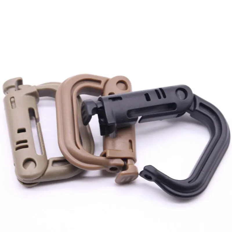 MFH Karabinerhaken 2er Pack MOLLE Ausrüstung Camping Outdoor MFH