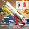 Fully Automatic Electric Shooting Pull-Out Type Water Gun Toys, Summer Outdoor High-Pressure Swimming Pool Water Play Toy Gifts 1