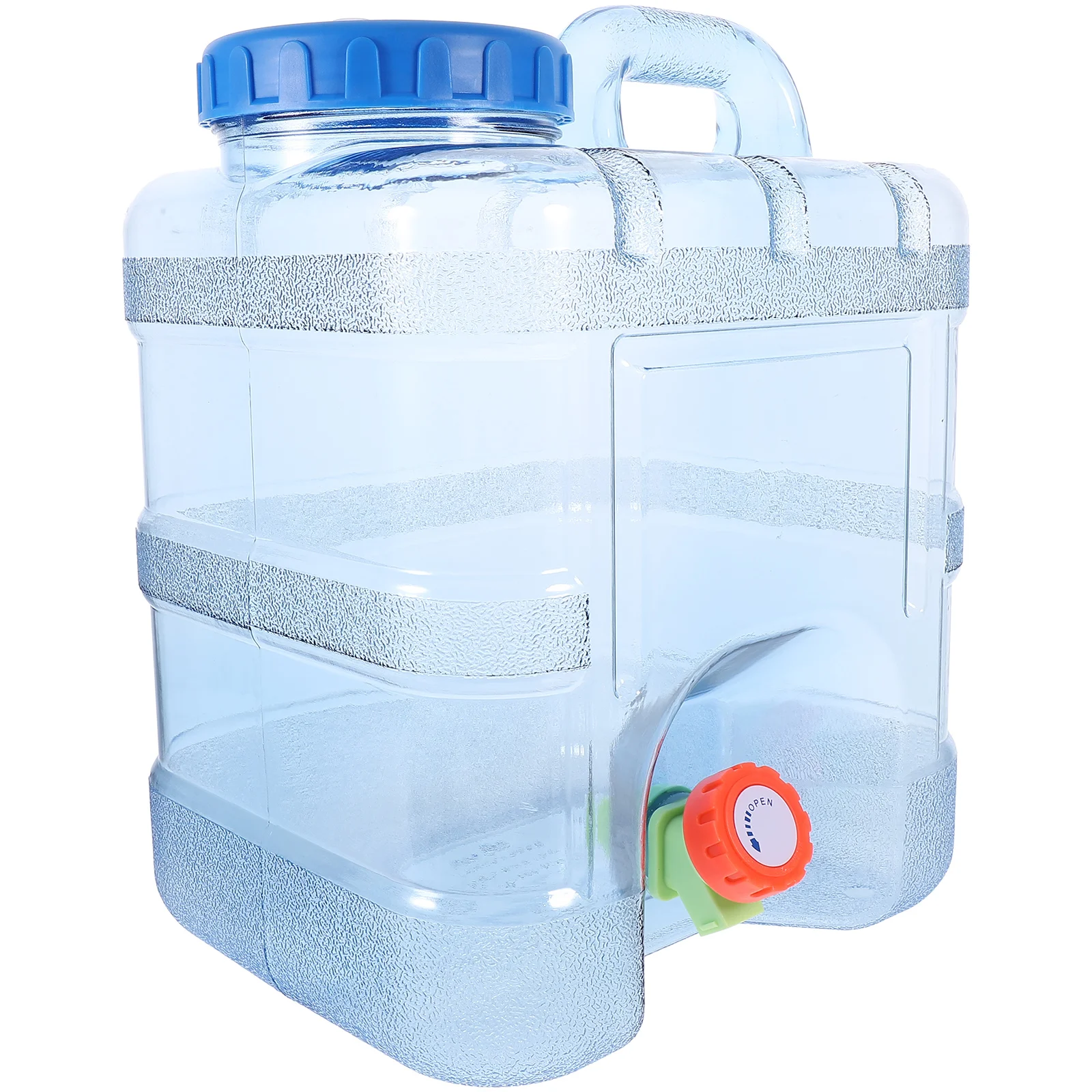 

Water Dispenser Water Tank Jug Container Mineral Water Bucket With Handle Pc Dispenser Spigot Easy Dispensing Car Outdoor