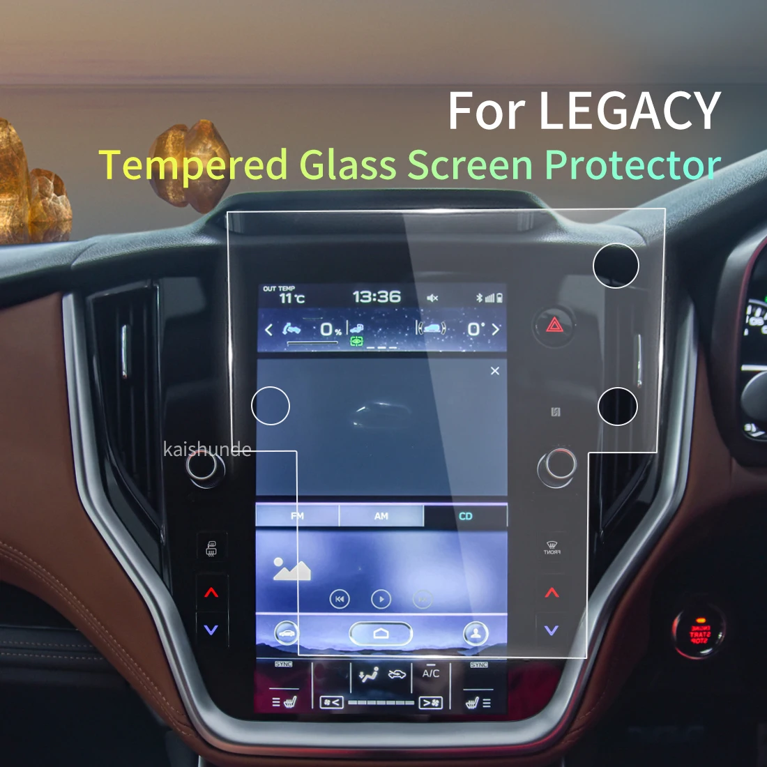 

Защита экрана для Subaru LEGACY 2023 защитная пленка из закаленного стекла Carplay GPS наклейки автомобильные аксессуары для интерьера автомобиля