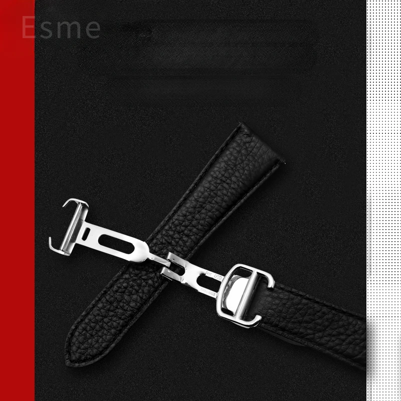 Litchi Leather Watch Band - Premium Lychee Grain Strap in Multiple Sizes