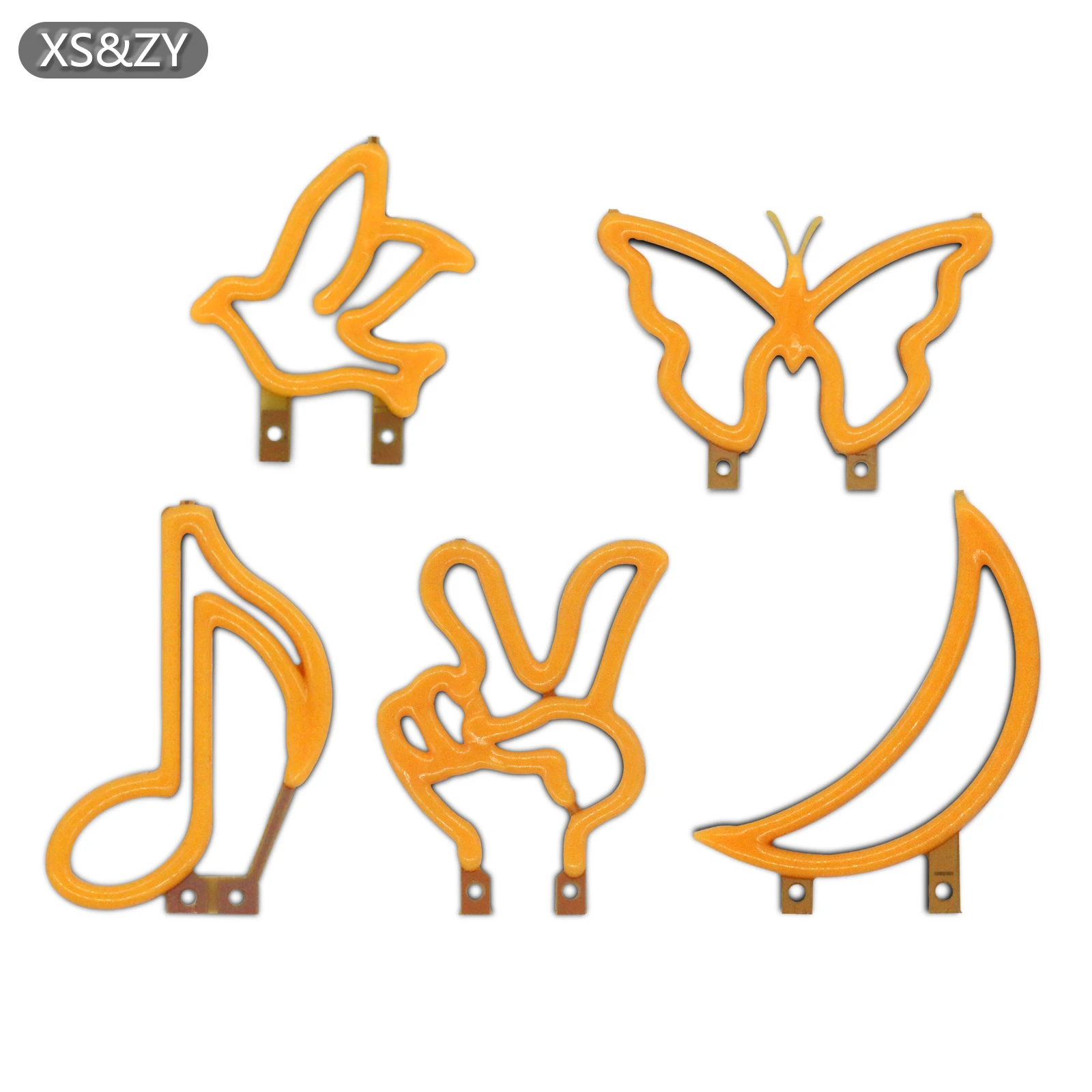 Led Cob Warm White Butterfly Moon Note Led 3V 100Ma Ra90 Lampadina Edison Per La Festa Di Compleanno Accessori Per La Decorazione Fai Da Te