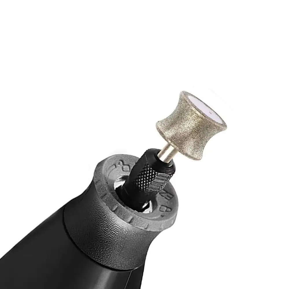 Diamond Concave Grinding Wheel Glass Drill Bits 6mm Shank