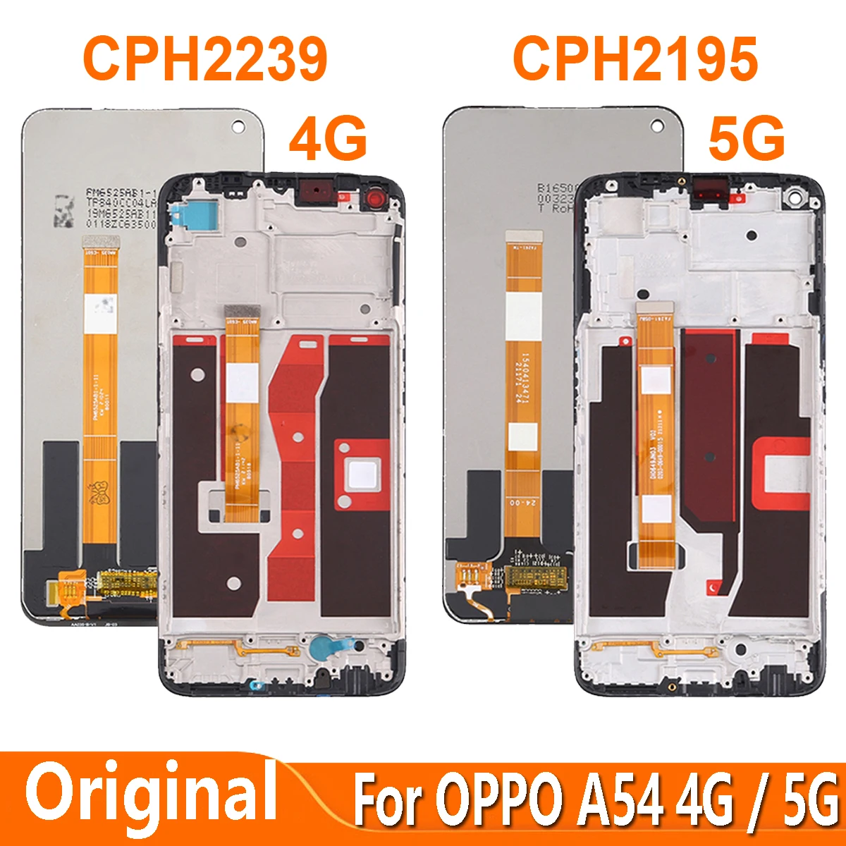 Для OPPO A54 CPH2239 CPH2195 ЖК-дисплей сенсорный экран дигитайзер в сборе запасные части