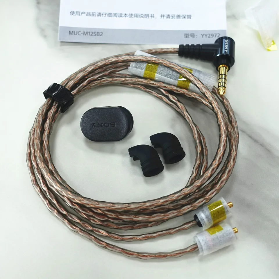 Original MUC-M12SB2 IEM Earphone Connection Cable 4.4 Mm Balanced