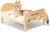 MEWOOFUN Cat Hammock Bed Elevated Pet Bed 21.7 1