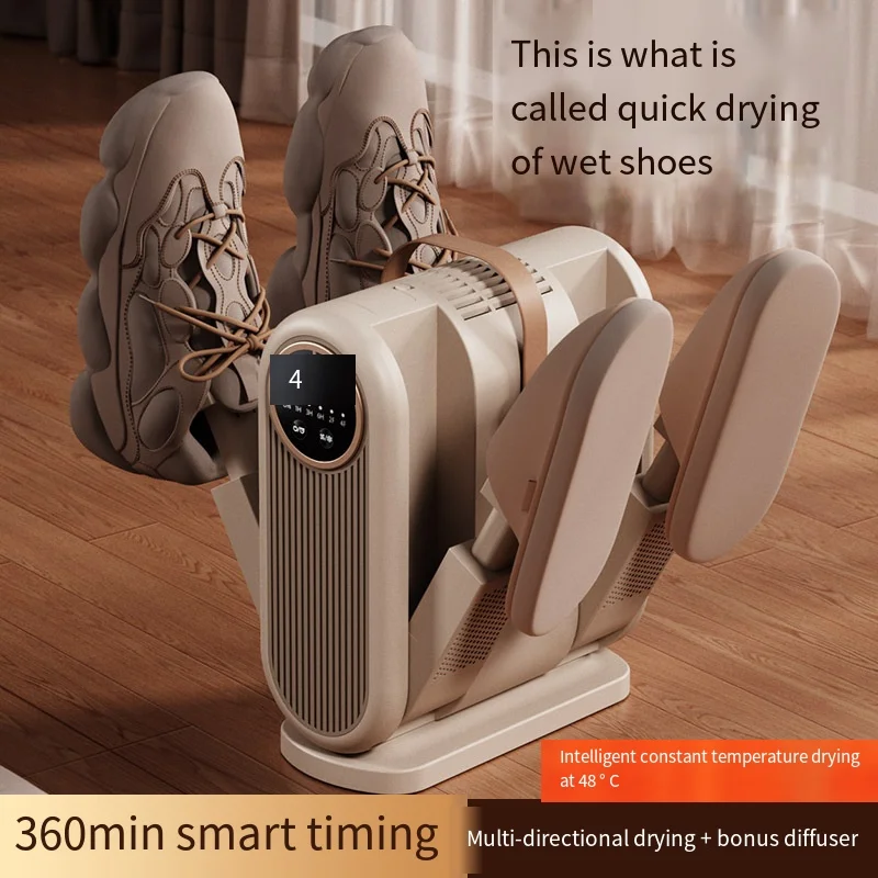 Intelligent Shoe Dryer Foldable Electric Shoe and Boots Dryer Timing Control Household Shoe Warmer Portable Heater For Socks