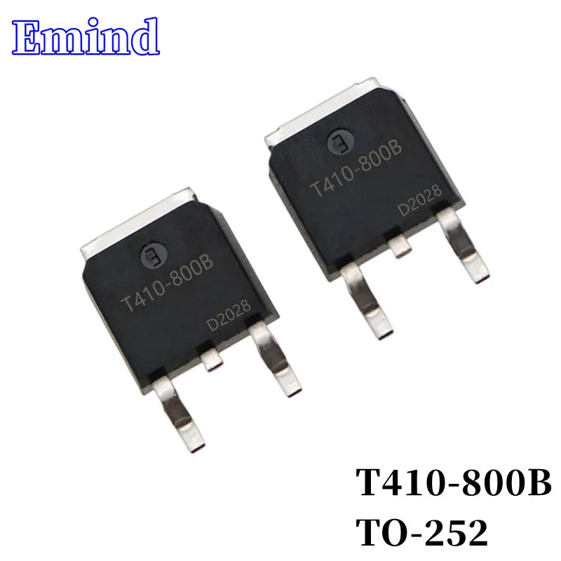 

10 шт T410-800B Тиристор TO-252 4A/800V SMD Triac большой чип