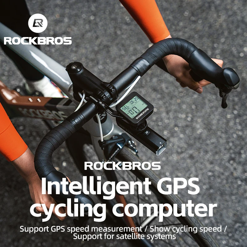 ROCKBROS Bike Computer GPS Speedometer Road Bike MTB IPX6