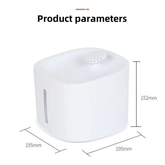 The new cat water fountain features an automatic circulating water flow system, keeping pets' mouths dry, suitable for dogs and 6