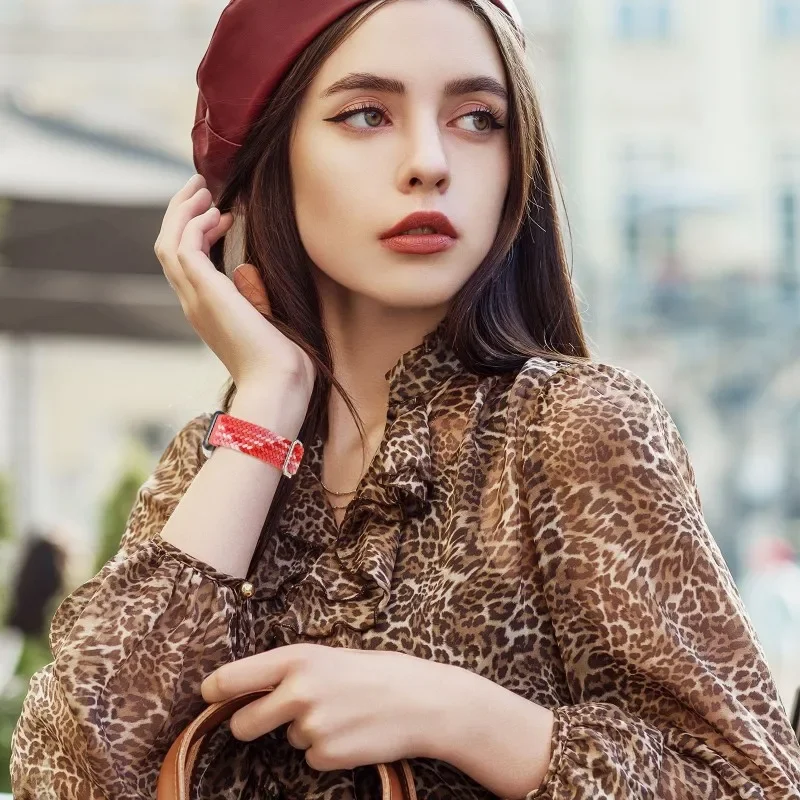 حزام نايلون لهواوي باند 10/9/8 أشرطة ساعة ذكية سوا...