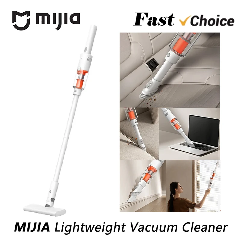 MIJIA Lightweight Vacuum Cleaner 22,000Pa Suction, 2 Cleaning Mode,Washable Accessories,Type-C 40min Run, Chinese Version 1