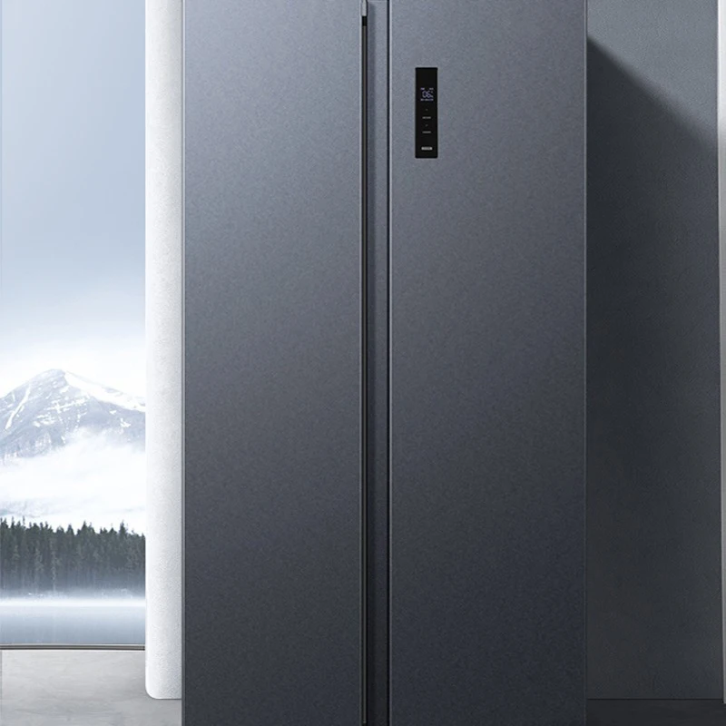 532L Grey Double Door Refrigerator First-class Energy Efficiency Large Capacity Inverter Air Cooling Refrigerator - Image 2