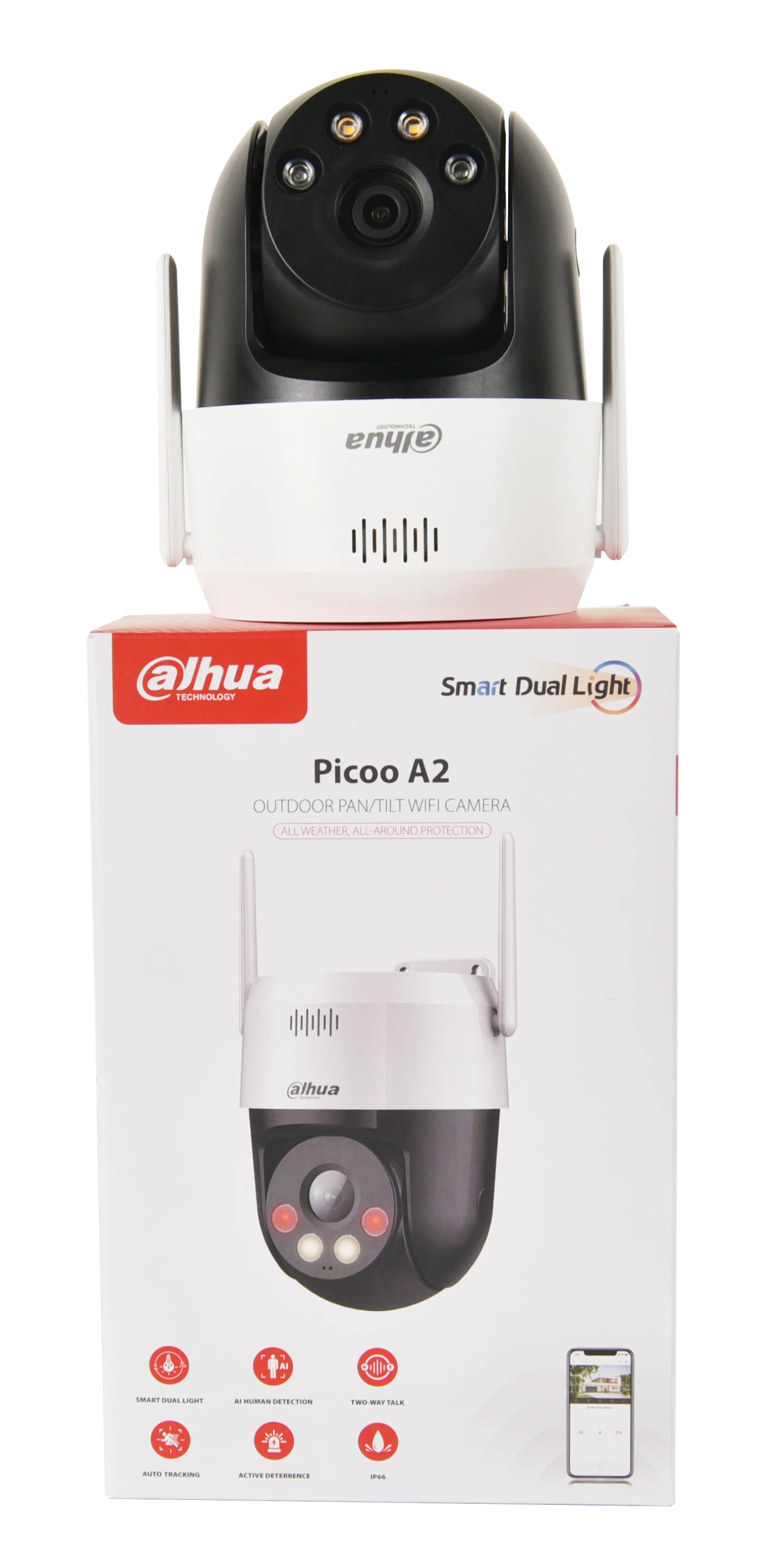 Original Dahua P5AE-PV 5MP WIFI Outdoor PT IP Camera Smart Dual