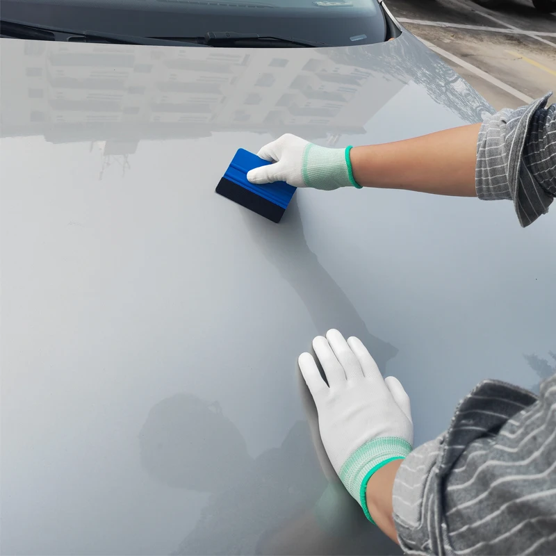 Fingertip PU Coated Anti-static Gloves Antiskid Handwork Industrial Working Protective Gloves Car Window Tint Film Install Glove 5