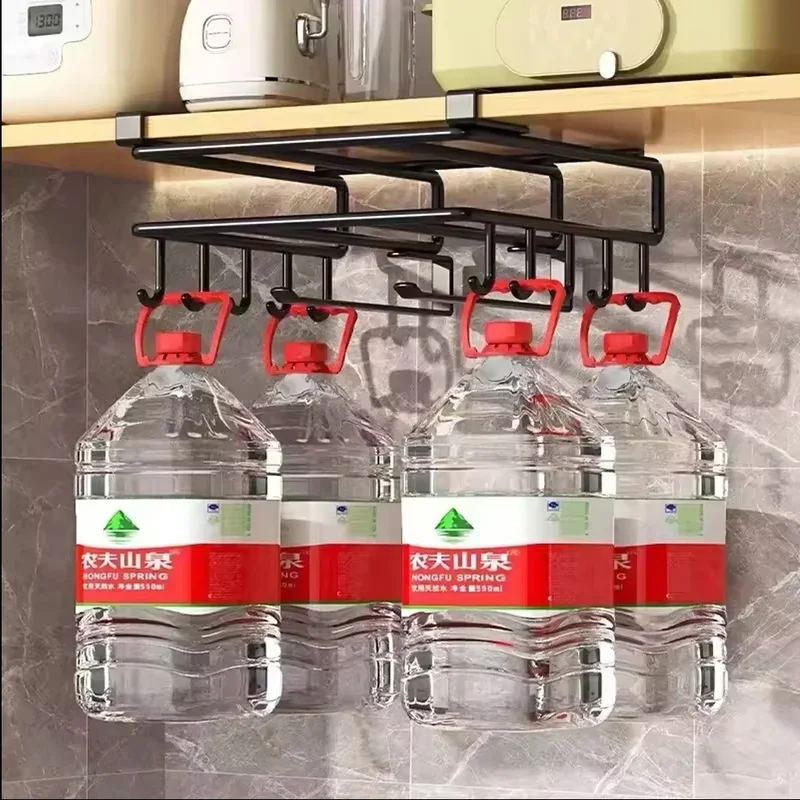 Space-Saving Kitchen Hanging Organizer for Pot Lids, Towels, and Cutting Boards