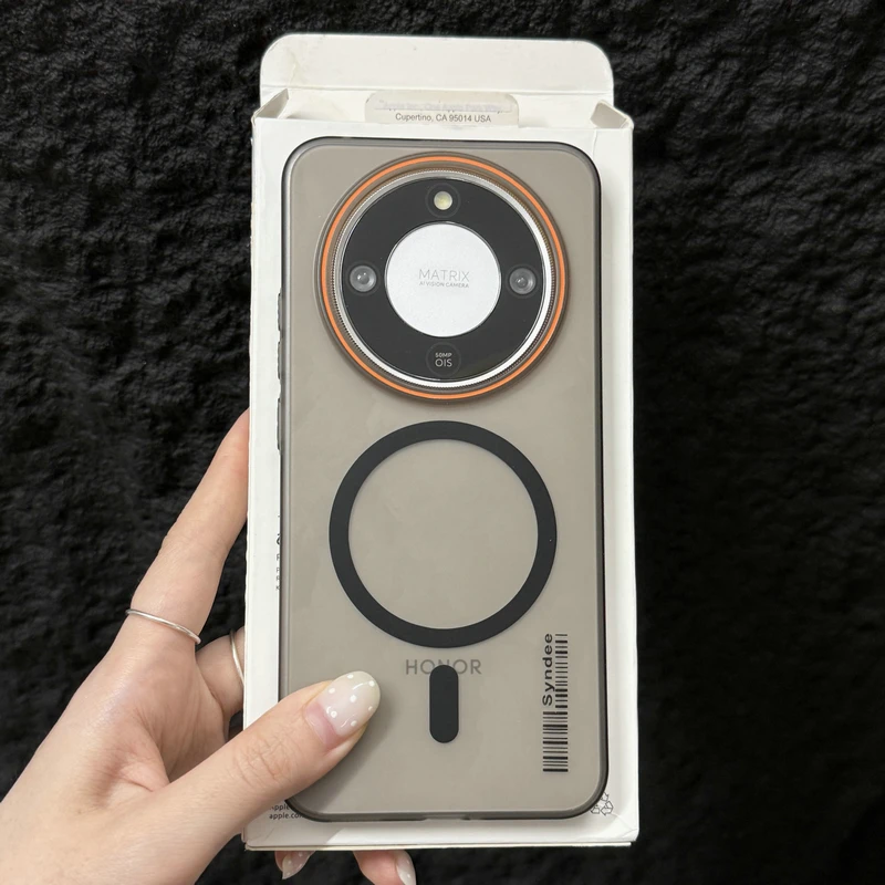 Enhanced Translucent Shockproof Case with Matte Finish