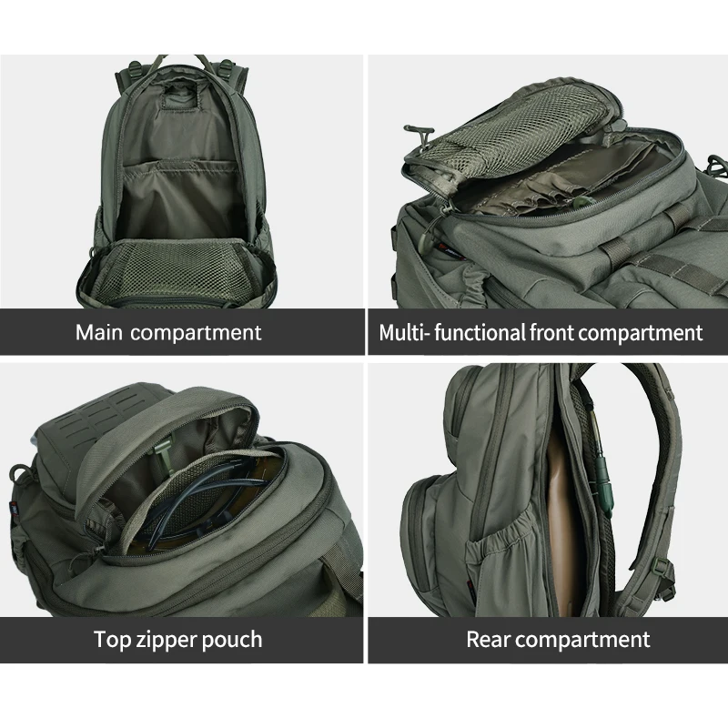 Sac à dos tactique militaire d'extérieur pour hommes,8l,étanche,sport
