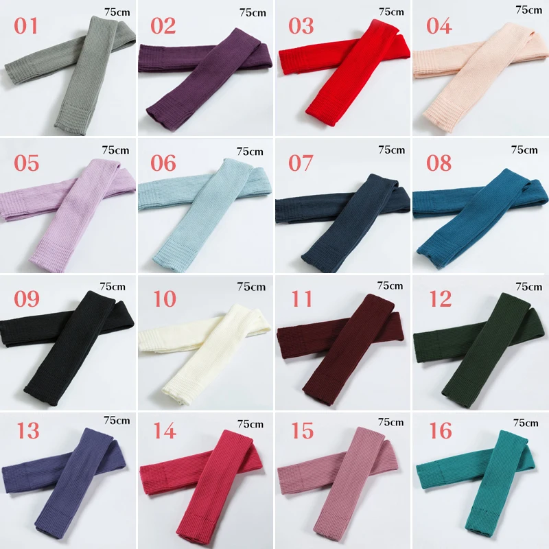 Women Girls Leg Warmers Socks 75cm Long Lolita Footless Socks Knitting Knee Dance Ballet Stockings Boot Topper Sock