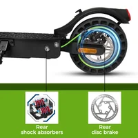 Trottinette électrique Wildstride, moteur puissant 350W/500W, 30 & 45 km d'autonomie, batterie 15Ah, pneus de 10 pouces, vitesse 35 km/h, pliable, application intelligente, trottinette électrique pour adultes E5max 4