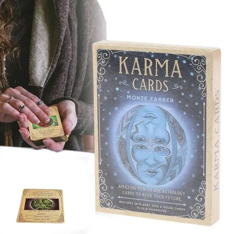 

Karma Oracle Cards Fortune Telling Divination Tarot Deck Family Party Leisure Table Game Karma Card Tarot Deck