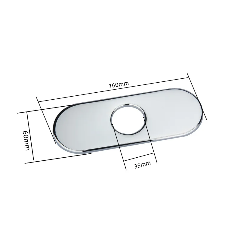 Faucet Accessories 1PC 304 Stainless Steel Kitchen Faucet Decorative Plate