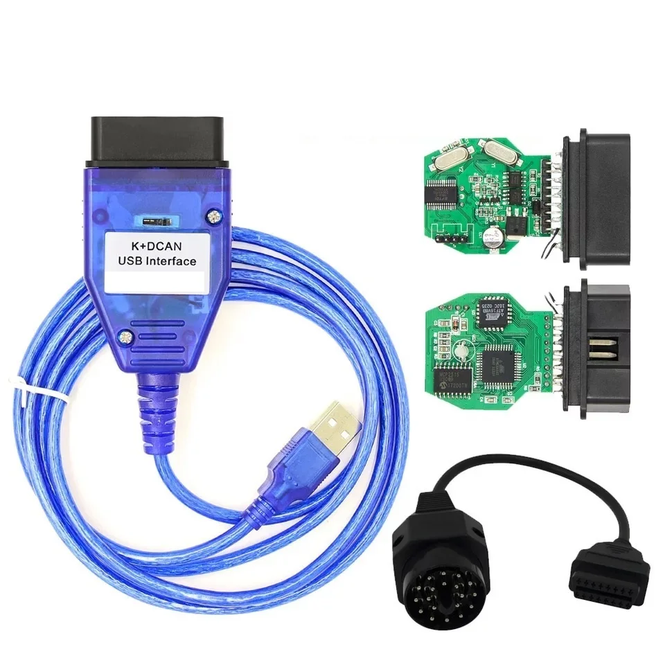 for BMW Car Scanner INPA K CAN USB Interface with 20pin 16PIN OBD2 Cable for BMW K DCAN INPA Scan Tools Automotive Scanner