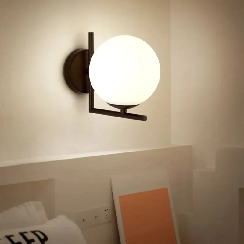 Glass ball LED indoor decorative wall light,glass ball indoor decorative wall light,used in bedrooms,living rooms,halls,corridor 4