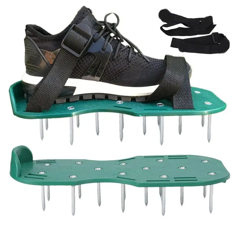 

Lawn Aerator Shoes For Grass Rejuvenate Your Lawn With 1.65" Short Spikes Soil Conditioner And Aerator For Patio Garden Lawn