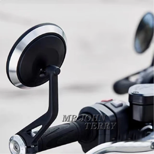 Motorcycle CNC Handlebar Handle Bar Rearview Side Mirrors Bar End Mirror Kit For Street Trident 660 Bobber T120 Daytona 660 675